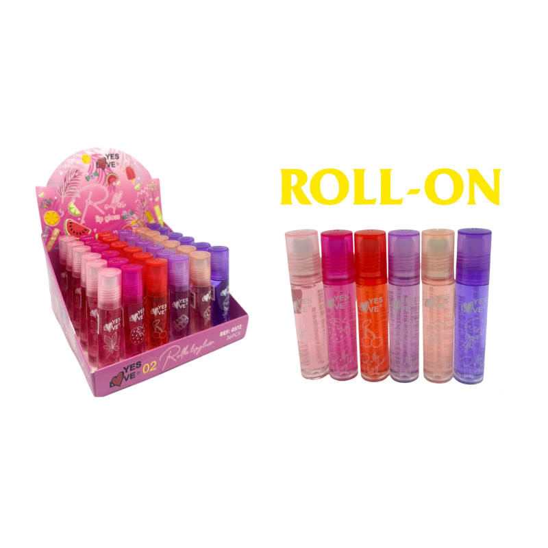 YES LOVE ROLLER LIP GLOSS REF:0372 36PC